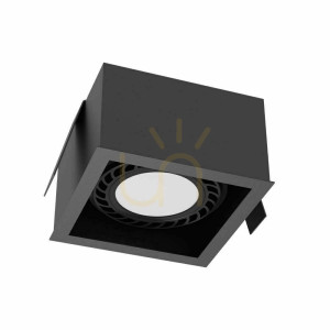 Einbauleuchte Antigo Cage schwarz Stahl LED ES111 13,6 cm 3272