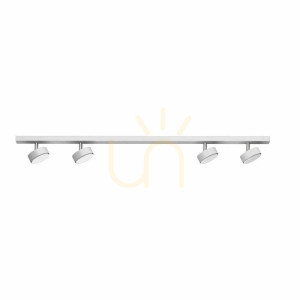 Deckenleuchte Antigo System Line Move Drop 4-flammig weiß Stahl 200 cm LED GX53 1028
