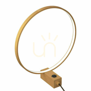 Tischleuchte Antigo Agaro 27 Gold LED 3000K matt Aluminium 2004