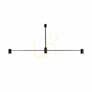 Pendelleuchte Antigo Dakata 2-flammig schwarz LED MR11 128,5 cm 5634