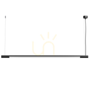 Pendelleuchte Antigo Ibara Z schwarz LED T5 130 cm Stahl Plexiglas 5054