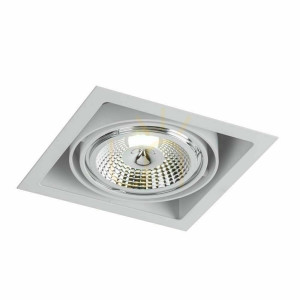 Einbauleuchte Antigo Muko 7340 weiß LED ES111 18,5x18,5 cm