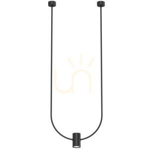 Pendelleuchte Antigo no. C schwarz Stahl GU10 46 cm 5085