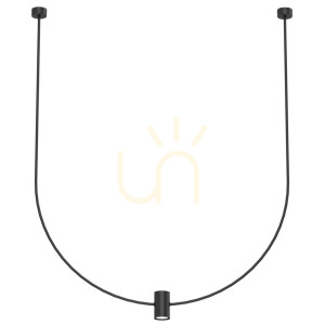 Pendelleuchte Antigo no. C schwarz Stahl GU10 LED 86 cm 5088