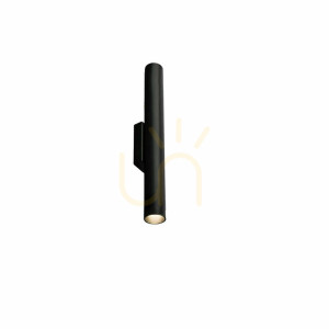 Wandleuchte Antigo Yabu K2 schwarz Stahl 30 cm LED MR11 4048