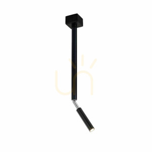 Strahler Antigo Kosame R2 schwarz G9 47 cm 7796