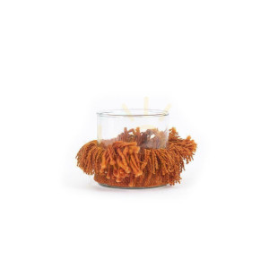 Kerzenständer BAZAR BIZAR Oh My Gee Collection Rost Samt 8 cm