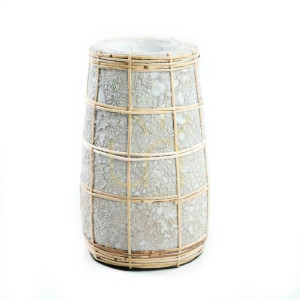 Vase BAZAR BIZAR Terracotta Collection Beton Natürlich Beige 14x22 cm