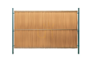 Vertikale Zaunlatten 153x250cm RD08 Strohset
