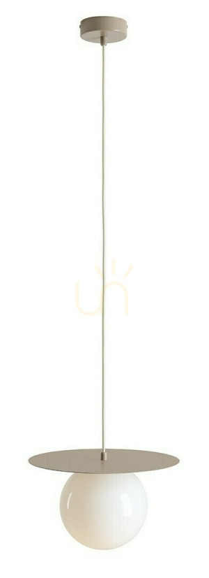 Pendelleuchte Aldex Loop Beige M Metall Glas 1125G17_M