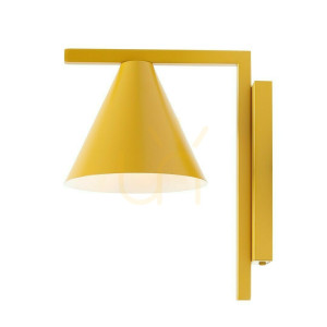 Wandlampe Aldex gelb Metall 16 cm 1108C14