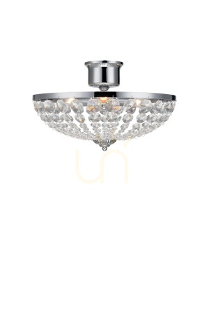 Plafond Markslojd Granso 3-flammig Chrom Kristall Transparent 40 cm 105316