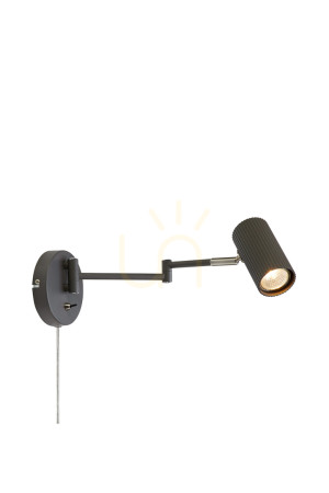 Wandleuchte Markslojd COSTILLA 108468 dunkelgrau Metall Flexarm 1-flammig