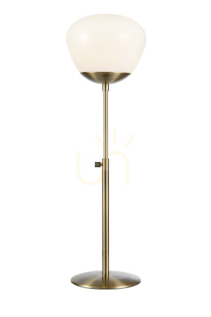 Tischlampe Markslojd RISE 108546 weiß Metall Glas 60 cm