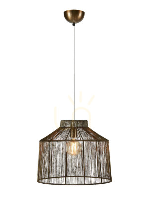 Pendelleuchte Markslojd Capanna Messing Antik Metall 42 cm 108667