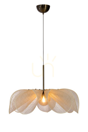 Pendelleuchte Markslojd STYRKA 108661 Natur Antikmessing 75 cm