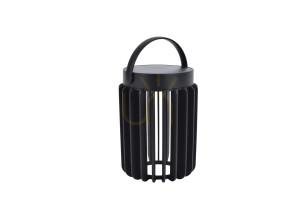 Außenstehleuchte Lutec KOZY Solar LED schwarz 18,6 cm Aluminium 6933701330
