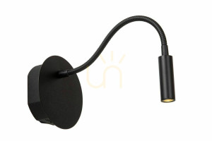 Wandleuchte Lucide JOLIJN schwarz LED 2W 140lm 3000K 77289/03/30