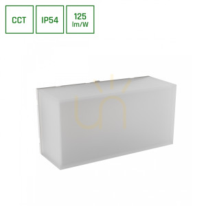 Scatollo 8 W Cct 230 V Ip54 200x100x75 Mm Weiße Fassade