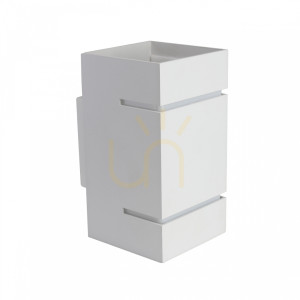 Squalla Lumo G9 Wandleuchte 230 V Ip20 80x150 Weiß Quadratisch