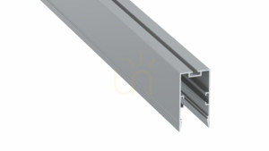 LUMINES Profil Typ Fixo M1 silber eloxiert 1 m