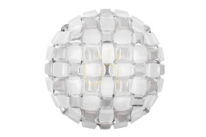 Slamp Mida Ceiling/Wall Large White/Platinum Ceiling Lamp.
