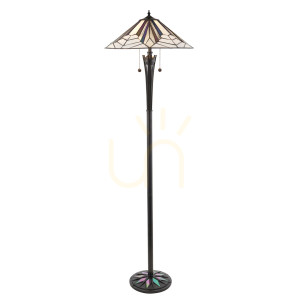 Stehlampe Tiffany Multicolor Interiors 63934