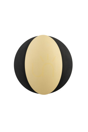 Wandleuchte Sigma OVO 2x G9 Schwarz-Gold 40871