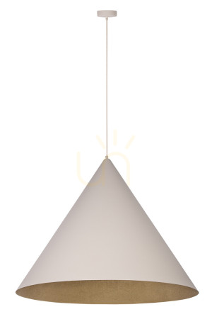 Pendelleuchte Sigma VESUVIO 1xE27 beige gold 77 cm 41069