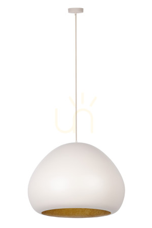 Pendelleuchte Sigma LAVA 1xE27 beige gold 52 cm 41082