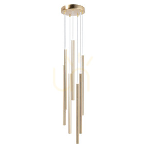 Pendelleuchte Sigma SOPEL LUX 5-flammig G9 gebürstetes Gold 40966
