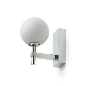 Wandleuchte Peggy chrom/ Opalglas 230 V Led G9 6 W Ip44