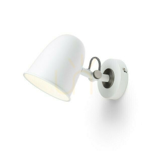 Danny Wandanbauleuchte Weiß Nickel Matt 230 V Led E14 5 W.