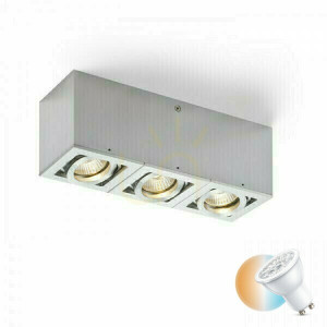 Downlight Berit Iii Ceiling Aluminium 230 V Gu10 3x50 W.