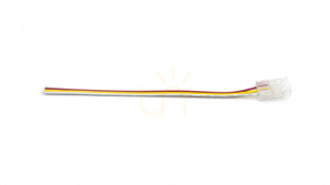 LED PRO B Stecker für 10mm CCT LED Streifen 1-seitig mit Draht