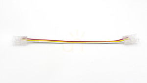 LED PRO C Stecker für 10mm CCT LED Streifen 2-seitig mit Draht