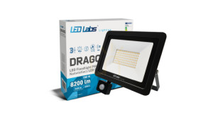 DRAGO 100W NW IP44 SLIM PIR LED Scheinwerfer