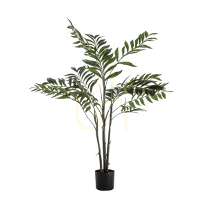 Künstliche Areca-Palme Gallery Direct Grün 91 cm Polyester Eisen Kunststoff