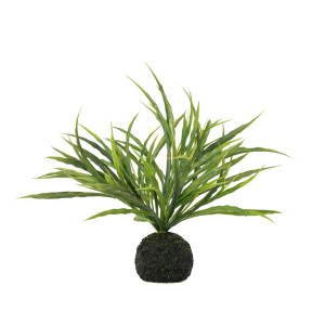 Künstliches Wildgras mit Erdballen Grün 33 cm Gallery Direct