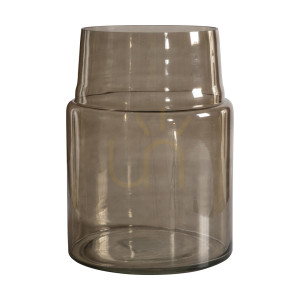 Vase Gallery Direct Kuda Glas grünbraun 36 cm
