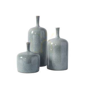 Keramik Ornament-Set 3-teilig blau Gallery Direct 5055999222235
