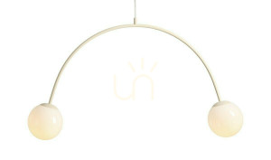 Pendelleuchte Aldex Una 2 Creme 1116H9