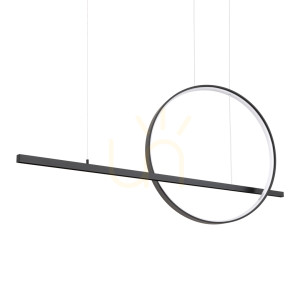 GLAD schwarz LED 3000K Pendelleuchte