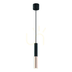 Slimi S Nero / Rose Gold Pendelleuchte von Orlicki Design