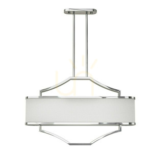 Gerdo Ovale Cromo Pendelleuchte von Orlicki Design