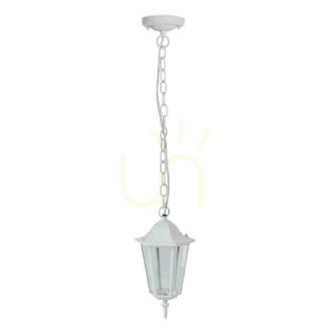 V-TAC Kette hängende Garten Leuchte Lampe weiß matt VT-752