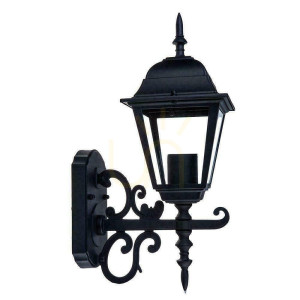 Schwarze Matte Up V-TAC VT-760 Garten-Wandleuchte.