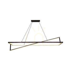 V-TAC 48W LED TRIAC Pendelleuchte Schwarz 3000K 4470lm