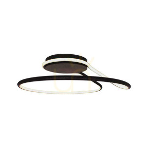 V-TAC 54W LED TRIAC-Deckenleuchte Schwarz VT-7762 4000K 5330lm.