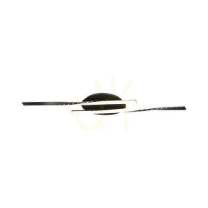 V-TAC 12W LED-Deckenleuchte Schwarz VT-7788 3000K 1280lm